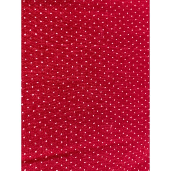 Red Polka Dot Cotton Fabric 1/2 Yards 44" Wide Quilting Sewing - Picture 6 of 10